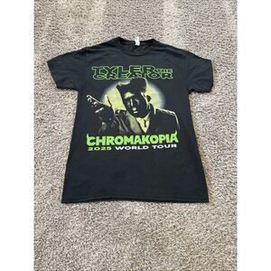 Tyler The Creator Chromakopia 2025 World Tour Tee T Shirt Black Men's Small S